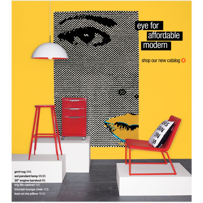 all modern eyes on our new CB2 catalogue
