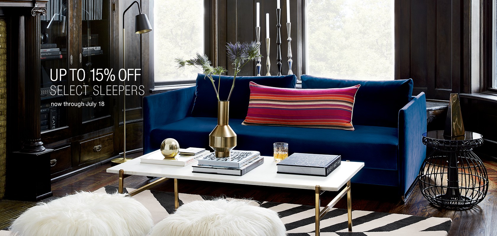 up to 15% off select sleepers. now through July 18