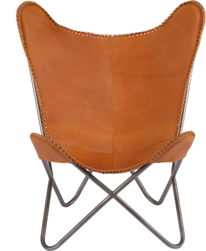 1938 leather butterfly chair