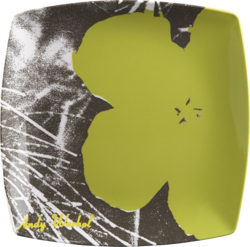1960s flower plate