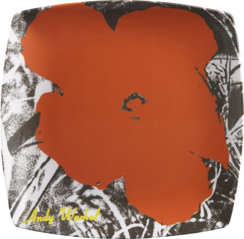 1960s flower plate