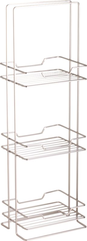 three-tier standing shower caddy