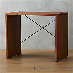 acacia wood console