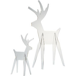 acrylic reindeer