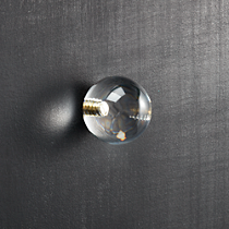 acrylic clear sphere knob