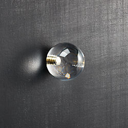 acrylic clear sphere knob