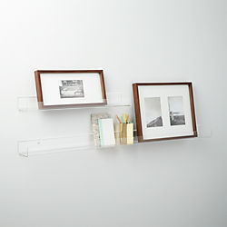 acrylic wall shelves