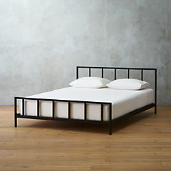 alchemy matte black bed