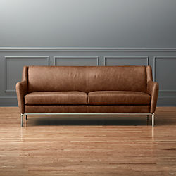 alfred leather sofa