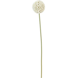large white artificial allium flower stem