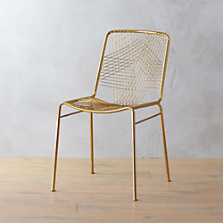 alpha brass chair