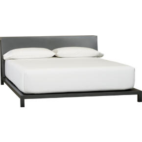 alpine gunmetal queen bed