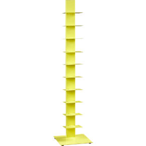 array yellow bookcase