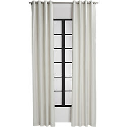 basketweave natural curtain panel