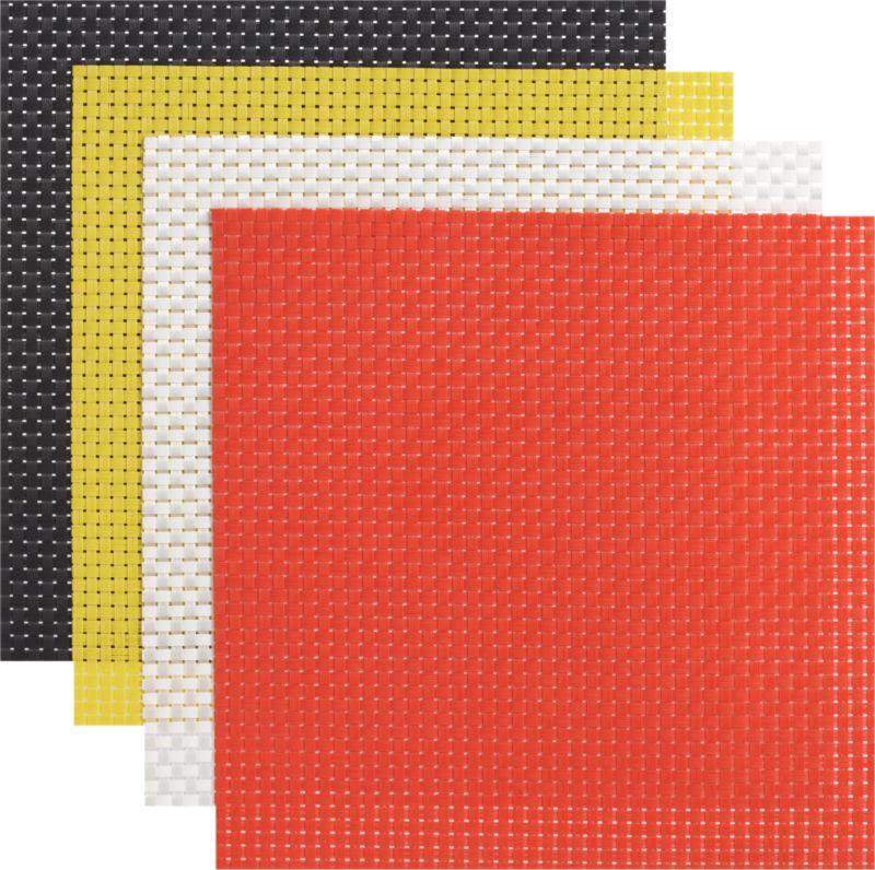 basketweave placemats