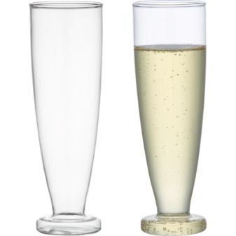 beaker glass flute in stemware | CB2
