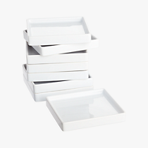 bento appetizer plates set of eight