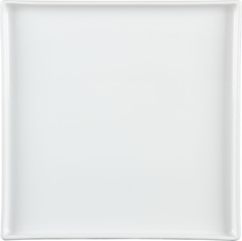 bento dinner plate. 9.5" sq.