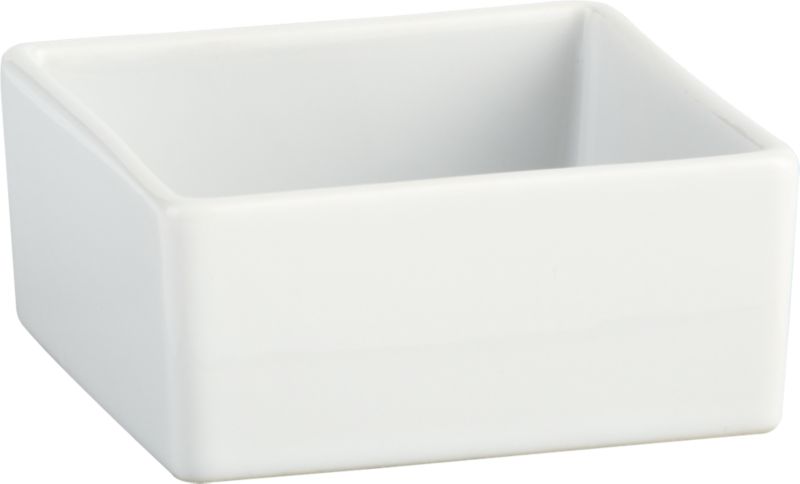 bento mini bowl. 3.5"sq.x1.5"H