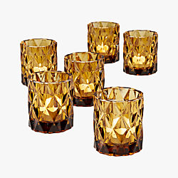 betty tea light candle holders set of six