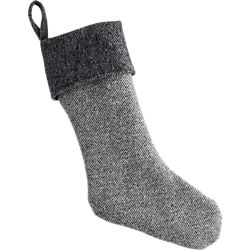 faribault grey wool stocking