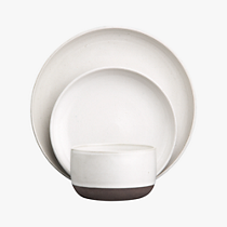 black clay dinnerware