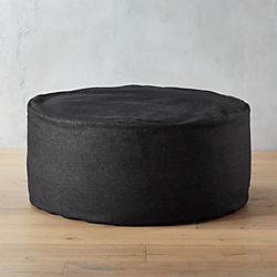 denim black pouf