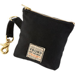 black waxed canvas multi pouch