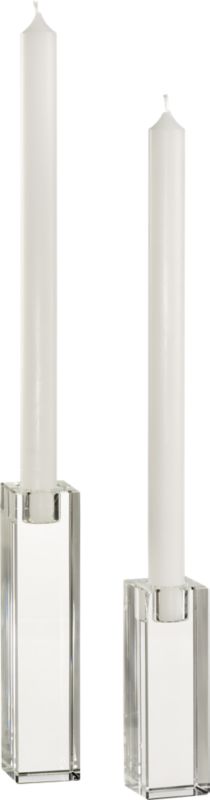 blok crystal candleholders