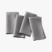 bolt grey linen napkins set of four