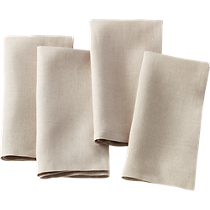bolt natural linen napkins set of four
