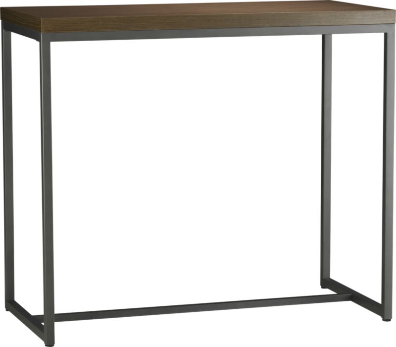 bongo gunmetal high dining table