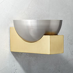 bowl wall sconce