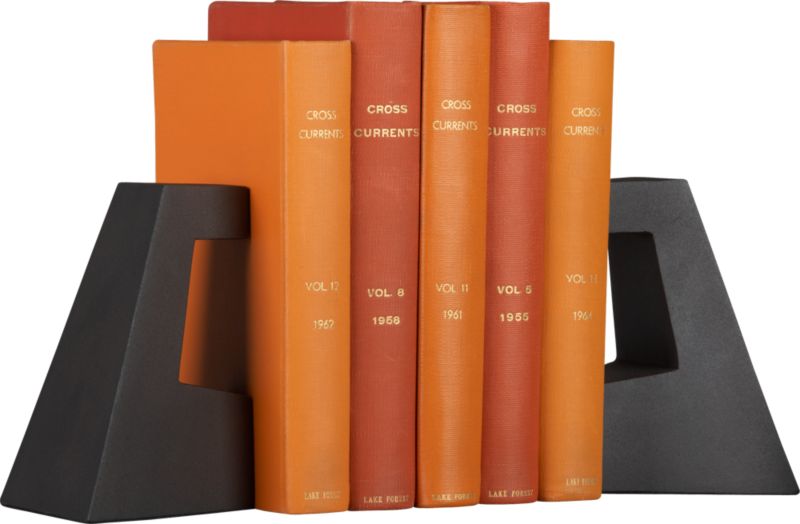brutalist bookends set of two