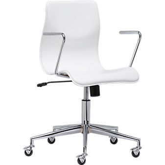 BubbleWhiteOfficeChair3QS10