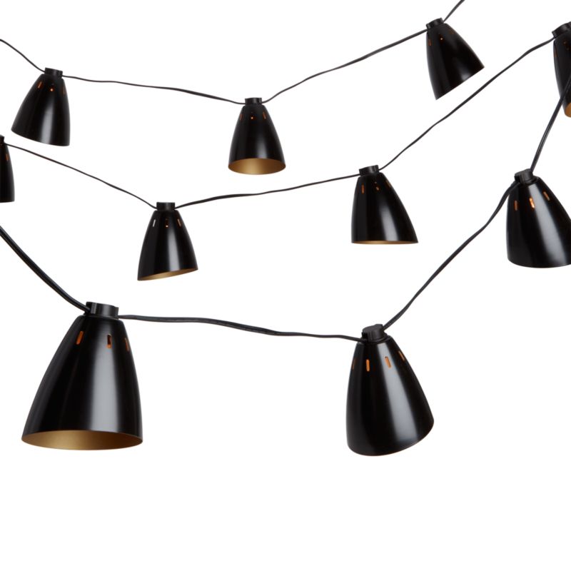 bullet lamp string lights CB2
