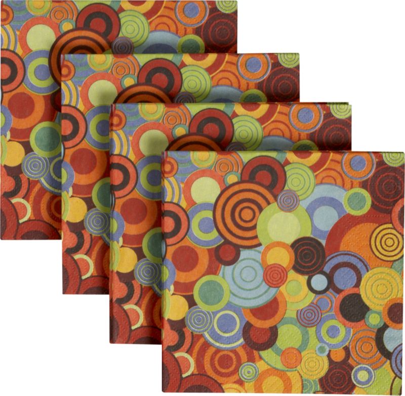 bullseye cocktail napkins