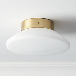 button flush mount lamp