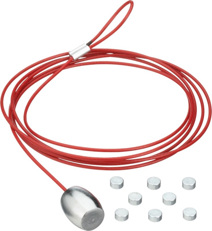 red photo cord. 59.5"