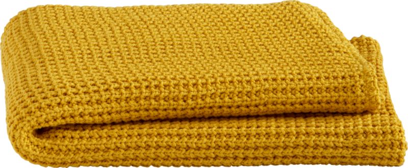 cable yellow throw