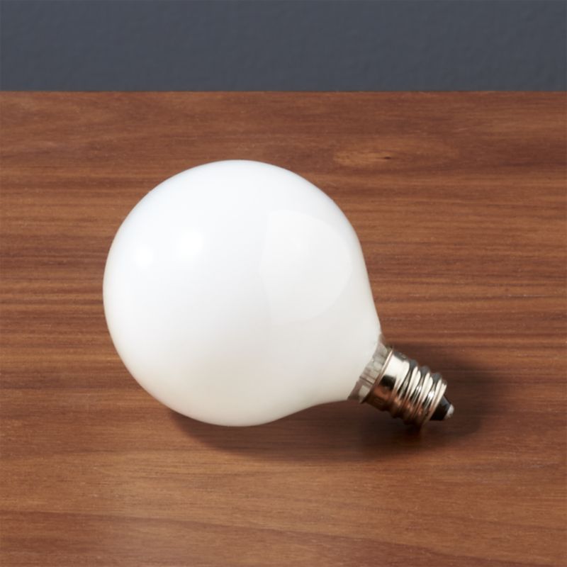candelabra 60W light bulb CB2