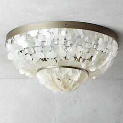 capiz flush mount lamp