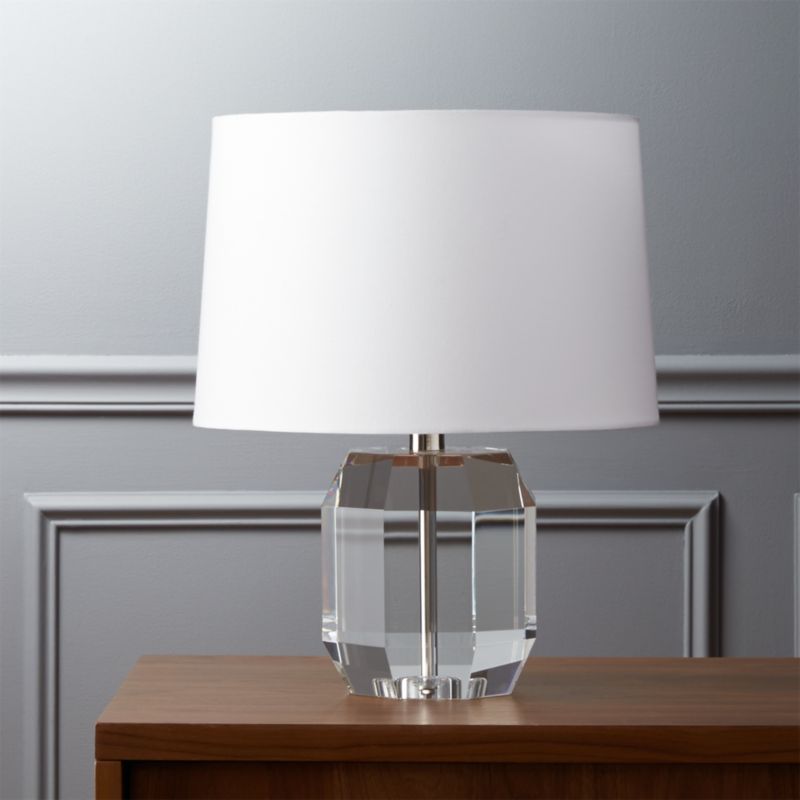 carat table lamp CB2