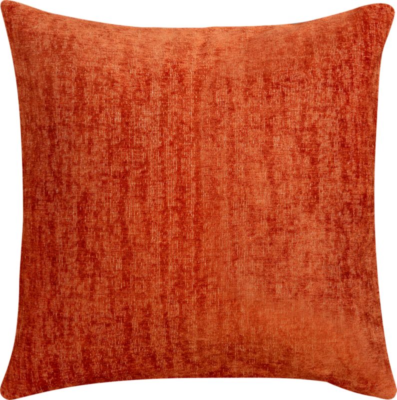 caravan orange pillow