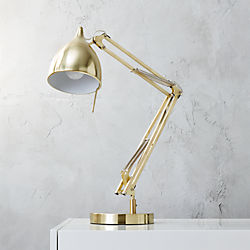 carpenter brass table lamp