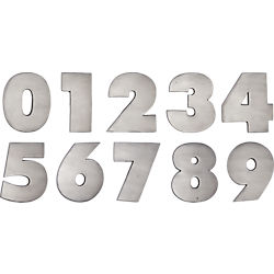cast iron house numbers