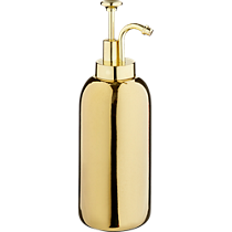 gold ceramic soap dispenser