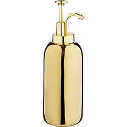 gold ceramic soap dispenser