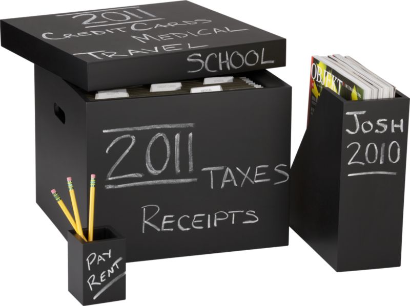chalkboard office accessories