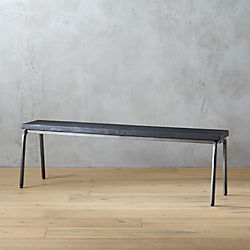 charred bench